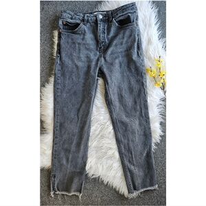 TOPSHOP High-rise Straight Jeans, 30W32L